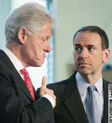 B.J. Clinton and Mike Huckabee, the dopes from Hope