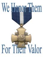 The Navy Cross; the Navy's 2nd highest honor